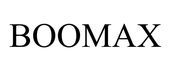Trademark Logo BOOMAX