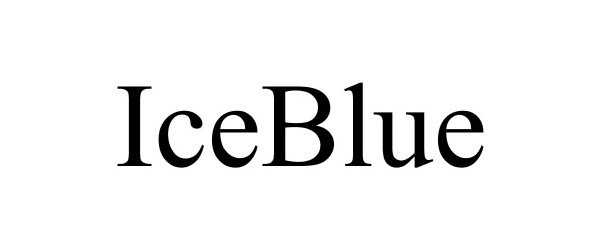 Trademark Logo ICEBLUE
