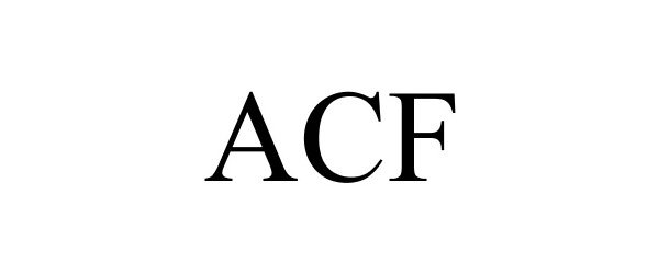 Trademark Logo ACF