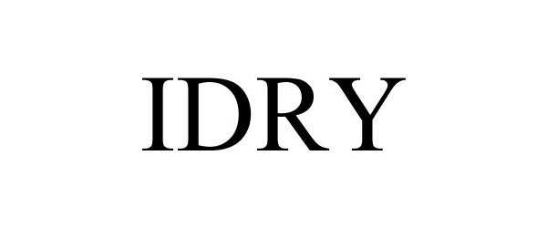 Trademark Logo IDRY