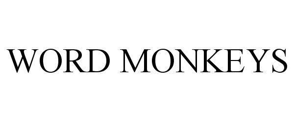 Trademark Logo WORD MONKEYS