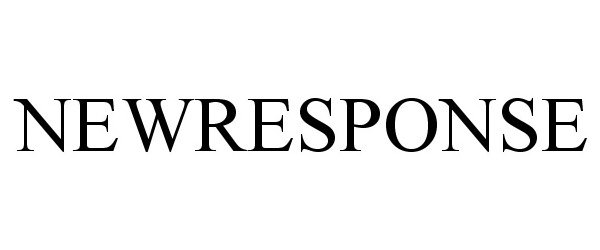 Trademark Logo NEWRESPONSE