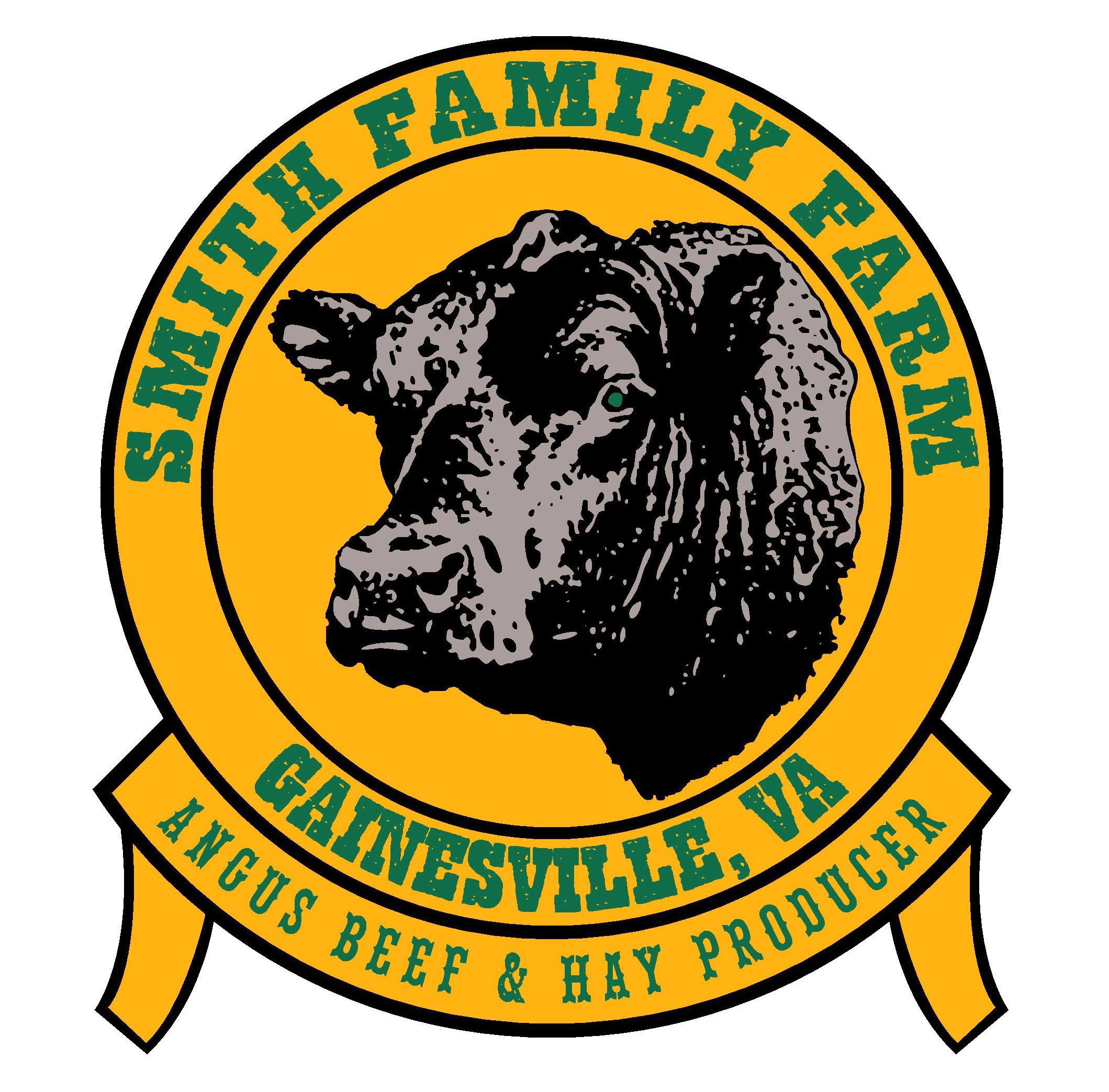 Trademark Logo SMITH FAMILY FARM GAINESVILLE, VA ANGUS BEEF &amp; HAY PRODUCER