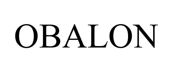 Trademark Logo OBALON