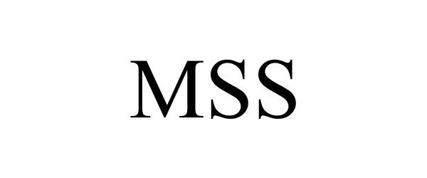 Trademark Logo MSS