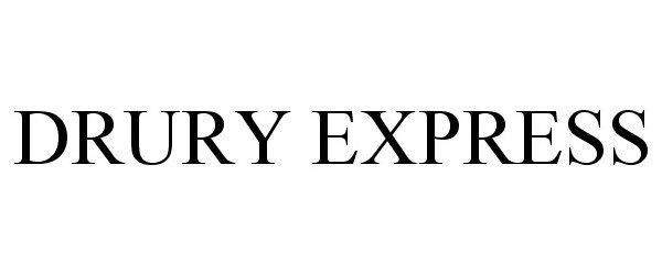 Trademark Logo DRURY EXPRESS