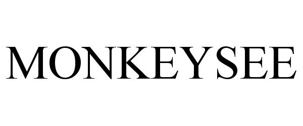 Trademark Logo MONKEYSEE