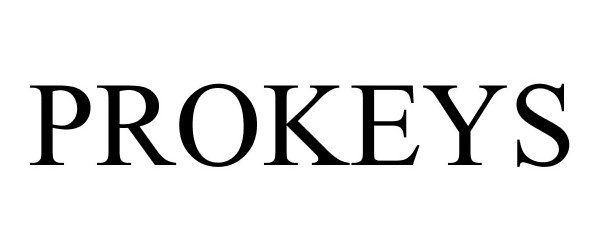 Trademark Logo PROKEYS