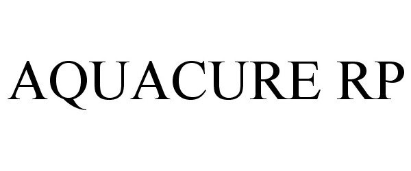  AQUACURE RP