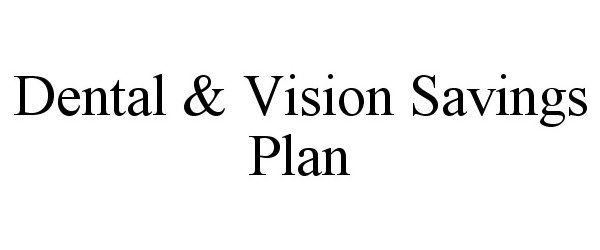  DENTAL &amp; VISION SAVINGS PLAN