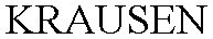 Trademark Logo KRAUSEN