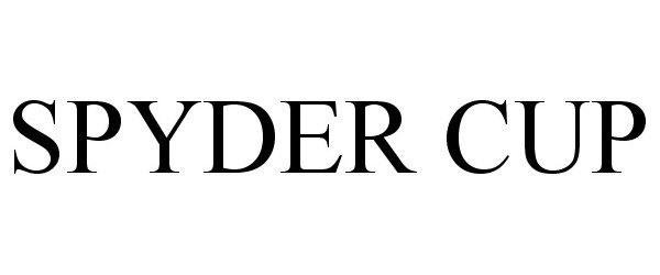 Trademark Logo SPYDER CUP