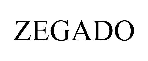 Trademark Logo ZEGADO