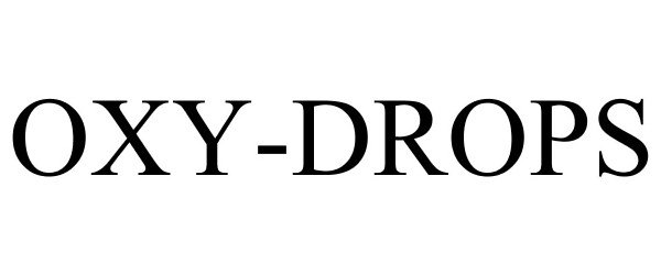 Trademark Logo OXY-DROPS