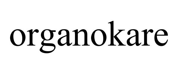 Trademark Logo ORGANOKARE