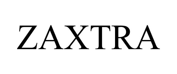 Trademark Logo ZAXTRA