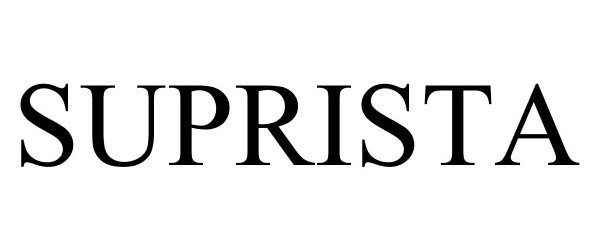 Trademark Logo SUPRISTA