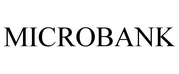 Trademark Logo MICROBANK