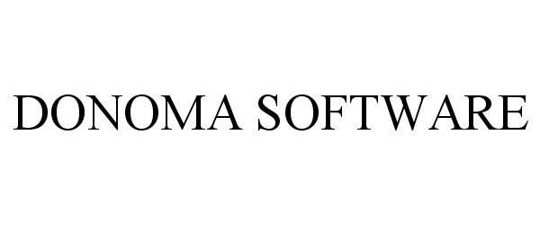  DONOMA SOFTWARE