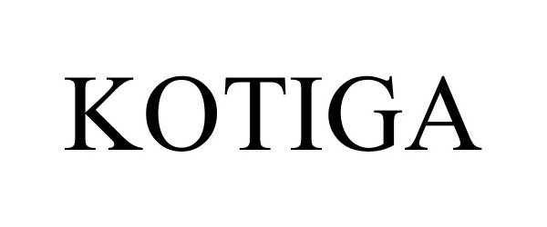 Trademark Logo KOTIGA
