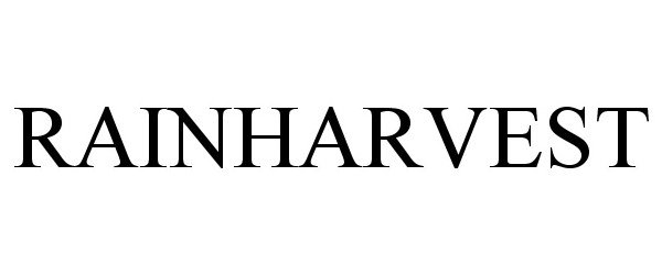 Trademark Logo RAINHARVEST