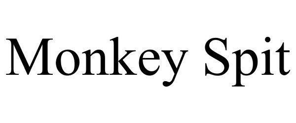 Trademark Logo MONKEY SPIT