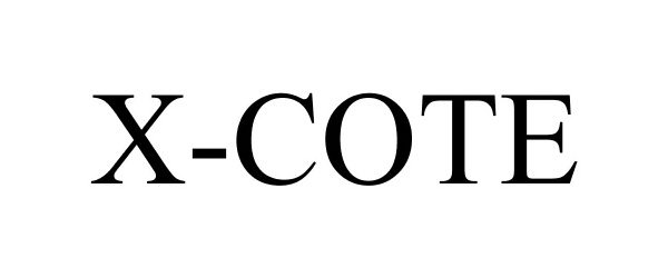 Trademark Logo X-COTE