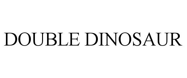 Trademark Logo DOUBLE DINOSAUR