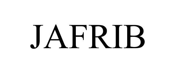 Trademark Logo JAFRIB