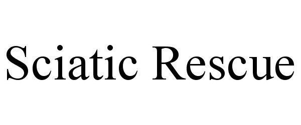Trademark Logo SCIATIC RESCUE