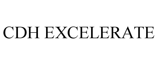 Trademark Logo CDH EXCELERATE