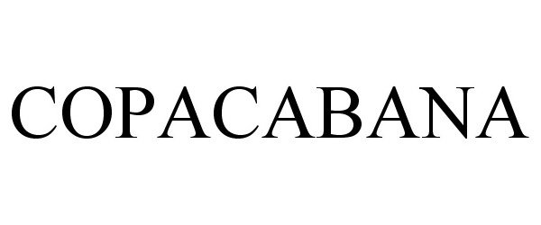 Trademark Logo COPACABANA