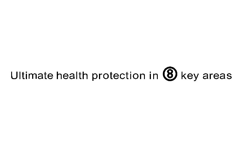 Trademark Logo ULTIMATE HEALTH PROTECTION IN 8 KEY AREAS