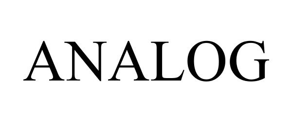 Trademark Logo ANALOG