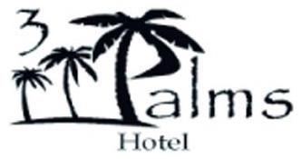 Trademark Logo 3 PALMS HOTEL