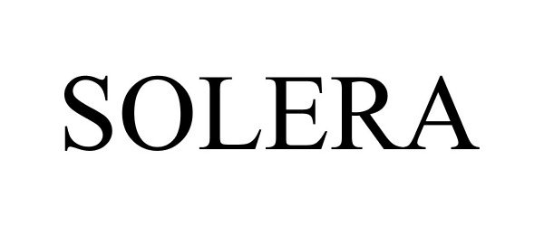 Trademark Logo SOLERA