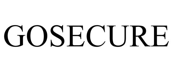 Trademark Logo GOSECURE