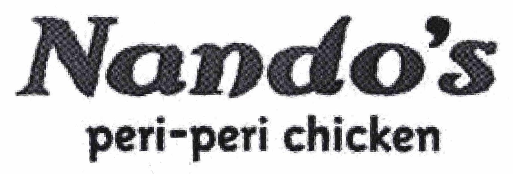 Trademark Logo NANDO'S PERI-PERI CHICKEN