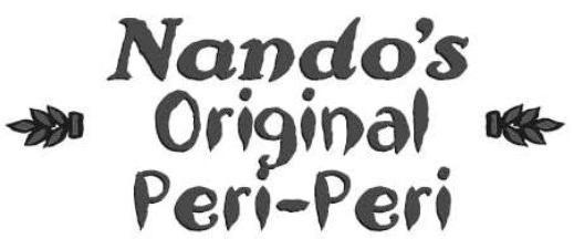 Trademark Logo NANDO'S ORIGINAL PERI-PERI