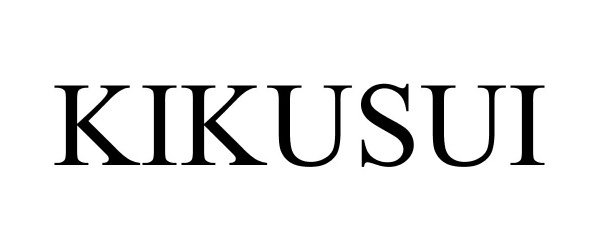Trademark Logo KIKUSUI