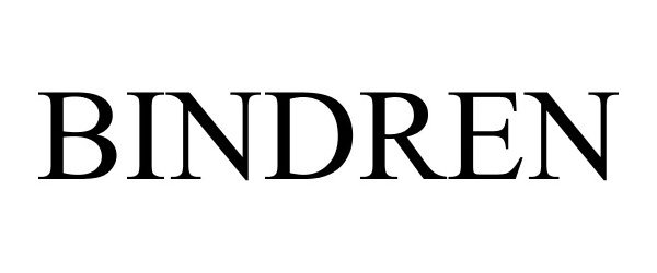 Trademark Logo BINDREN