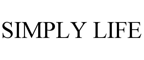 Trademark Logo SIMPLY LIFE