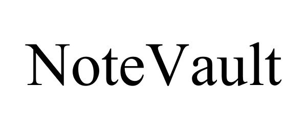 Trademark Logo NOTEVAULT