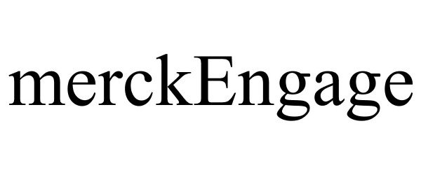Trademark Logo MERCKENGAGE