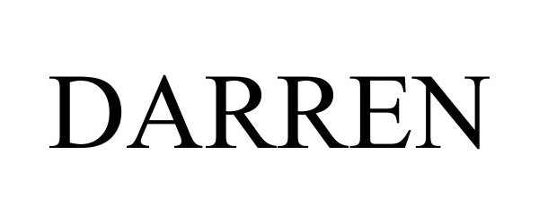 Trademark Logo DARREN