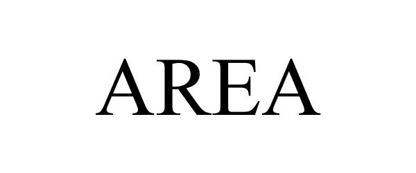 Trademark Logo AREA