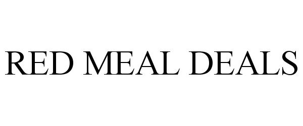  RED MEAL DEALS