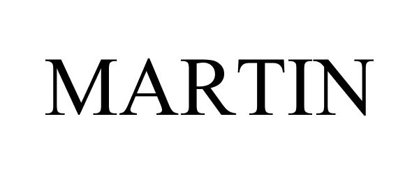 Trademark Logo MARTIN