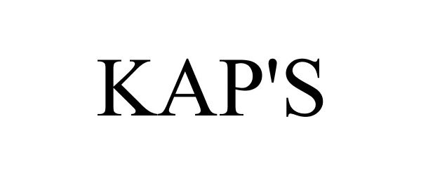 Trademark Logo KAP'S