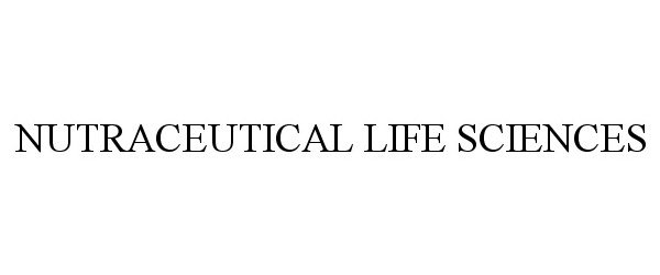 Trademark Logo NUTRACEUTICAL LIFE SCIENCES